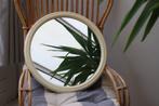 Grand Miroir rond (50cms) Tiger vintage Hollande 1970 déco, Rond, Enlèvement ou Envoi