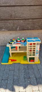 Vintage fisher price Parking met 4 auto ´s, Kinderen en Baby's, Speelgoed | Fisher-Price, Ophalen of Verzenden, Gebruikt
