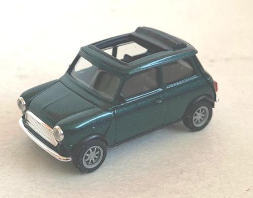 Mini Cooper British Racing Green Herpa., Hobby en Vrije tijd, Modelauto's | 1:87, Zo goed als nieuw, Auto, Herpa, Ophalen of Verzenden