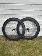Carbon wielen met goede tuben, Fietsen en Brommers, Fietsonderdelen, Ophalen, Gebruikt