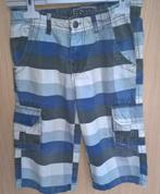 Blauwe katoenen short - BSTR73 - maat 140, Broek, Ophalen of Verzenden, Zo goed als nieuw, BSTR73