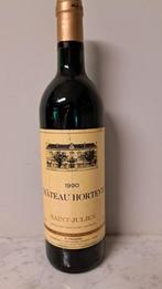 Chareau Hortevie Saint Julien 1990, Verzamelen, Wijnen, Verzenden, Frankrijk, Rode wijn, Vol
