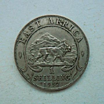 1 shilling Oost-Afrika (Oost-Brits) 1952 beschikbaar voor biedingen