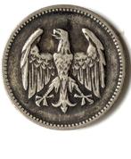 Duitse munt: 1 Mark 1924 J - Zilver, Ophalen of Verzenden, Duitsland, Losse munt, Zilver