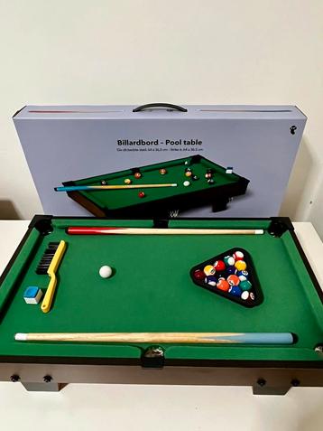 Tafel Biljart in originele doos beschikbaar voor biedingen
