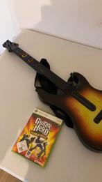 Xbox 360 game - guitar hero world tour + gitaar, Comme neuf, Enlèvement