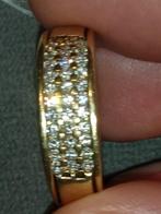 Een gouden ring 14 karaat goud met diamant 5 karaat, Envoi, Or, Or
