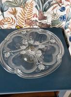 Vintage taarten schaal met roosjes, Antiek en Kunst, Ophalen of Verzenden