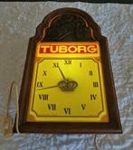 Tuborg lichtreclame uurwerk vintage, Verzamelen, Ophalen of Verzenden, Gebruikt