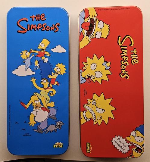 The Simpsons blikken pennendoos, Verzamelen, Film en Tv, Zo goed als nieuw, Tv, Gebruiksvoorwerp, Ophalen of Verzenden