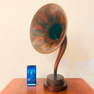 ART DECO HOORNLUIDSPREKER STERLING AUDIVOX 1924 BLUETOOTH beschikbaar voor biedingen