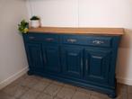 Massief eiken dressoir, blauw kleur Willowbank van Fusion, Comme neuf, Enlèvement