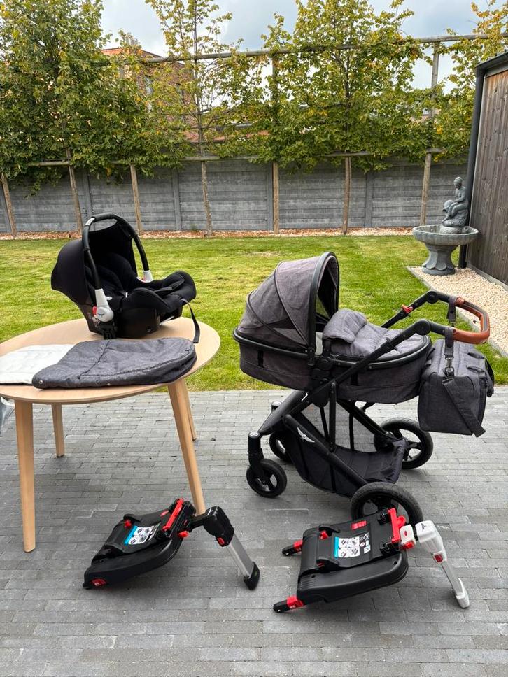 Complete kinderwagen Sleeworld, Kinderen en Baby's, Kinderwagens en Combinaties, Gebruikt, Combiwagen, Overige merken, Luchtbanden