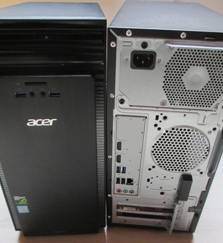Acer TC-710, I5-6400, Informatique & Logiciels, Ordinateurs de bureau, Utilisé, 3 à 4 Ghz, HDD, SSD, 16 GB, Avec carte vidéo, Gaming