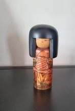 Sousaku Kokeshi "Autumn Leaves" van Kisaku, Antiek en Kunst, Verzenden