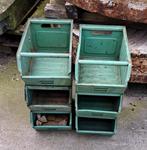 Kisten bakken industriele magazijnbakken decoratie, Ophalen