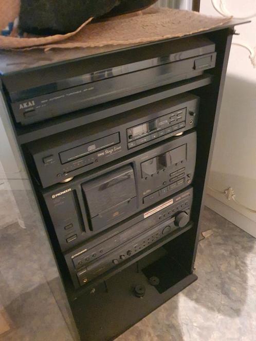 Pioneer audio rack 90s, TV, Hi-fi & Vidéo, Chaîne Hi-fi, Comme neuf, Akai, Composants en vrac, Enlèvement