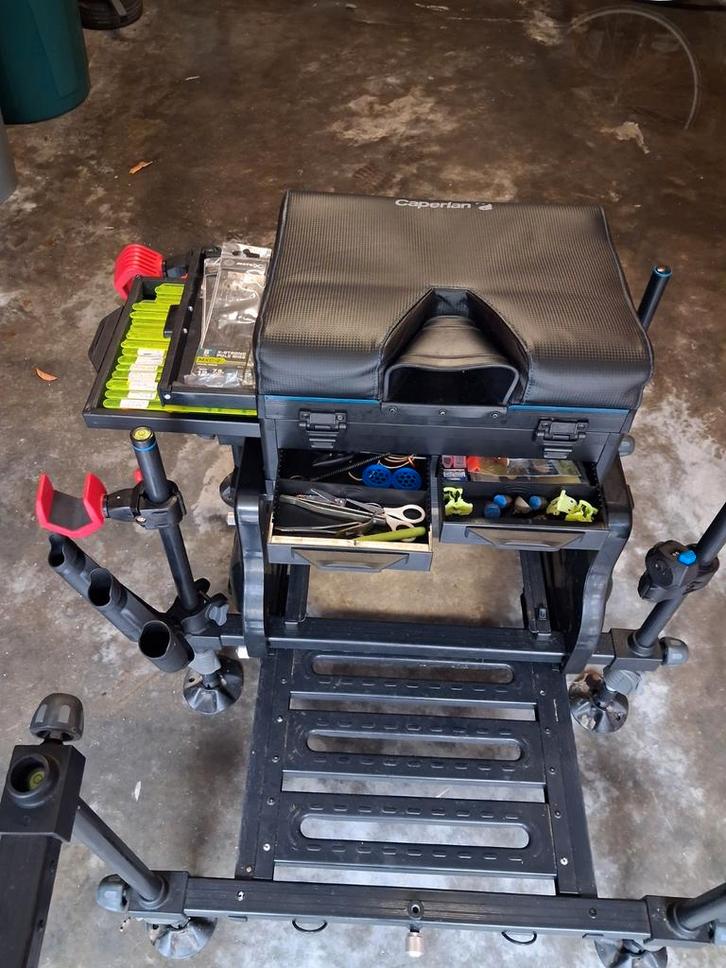 Viskist met toebehoren, Watersport en Boten, Hengelsport | Algemeen, Ophalen