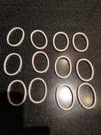 12 witte haken om een douchegordijn op te hangen, Enlèvement ou Envoi