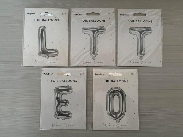 Ballons en aluminium (35 cm), Hobby & Loisirs créatifs, Articles de fête, Neuf, Décoration, Enlèvement