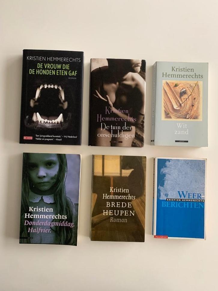 6 x Kristien Hemmerechts, in perfecte staat, Boeken, Romans, Zo goed als nieuw, Ophalen of Verzenden
