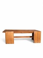 Table ancienne en bois massif — 2 m + 2 rallonges, Maison & Meubles, Tables | Tables à manger, Enlèvement, Utilisé