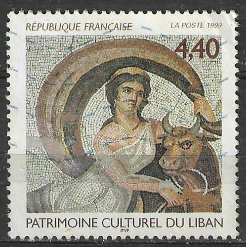 Frankrijk 1999 - Yvert 3224 - Patrimonium van Liban  (ST), Postzegels en Munten, Postzegels | Europa | Frankrijk, Gestempeld, Verzenden