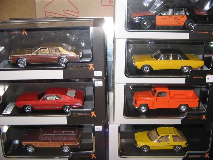 premium x modelauto's op 1/43, Hobby en Vrije tijd, Modelauto's | 1:43, Nieuw, Auto, Overige merken, Ophalen of Verzenden