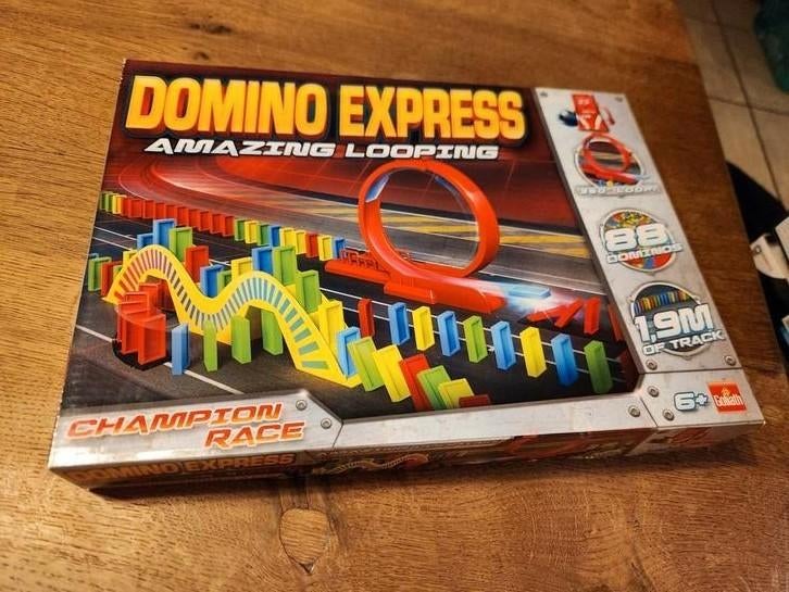 Domino express de Goliath, Enfants & Bébés, Jouets | Circuits, Utilisé, Pièces, Manuelle, Autres marques, Avec looping, Enlèvement ou Envoi