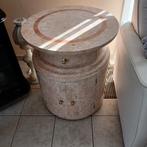 Ronde bijzettafel met marmeren blad., Huis en Inrichting, Ophalen