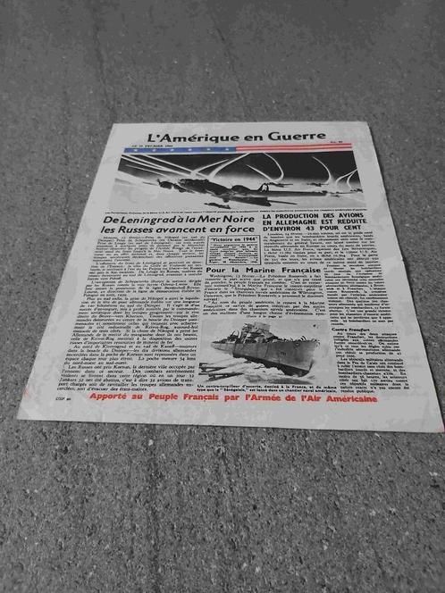 Verzet Weerstand USA Oorlog Guerre België Belgique Air Force, Verzamelen, Tijdschriften, Kranten en Knipsels, Tijdschrift, 1940 tot 1960