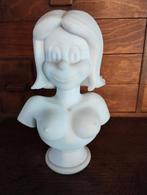 marmeren borstbeeldje Fanny kieboe - merho, Comme neuf, Autres personnages, Statue ou Figurine, Enlèvement ou Envoi