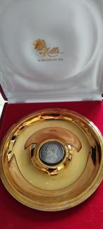 Vermeil dome proof 5FR Leopold II zilver, Setje, Goud, Ophalen of Verzenden, Zilver