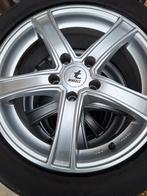 4 aluminium siervelgen met zomerband, Auto-onderdelen, Ophalen, 18 inch, Gebruikt, Banden en Velgen