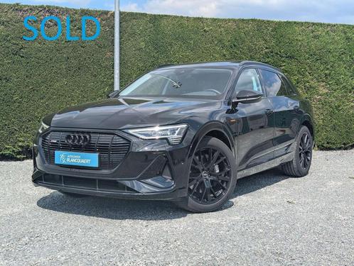 Audi e-tron ! verkocht ! - S-line - opendak - black st, Auto's, Audi, Bedrijf, Te koop, e-tron, 4x4, Achteruitrijcamera, Airbags
