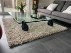 Design salontafel, Huis en Inrichting, Tafels | Salontafels, Ophalen, Zo goed als nieuw, Glas