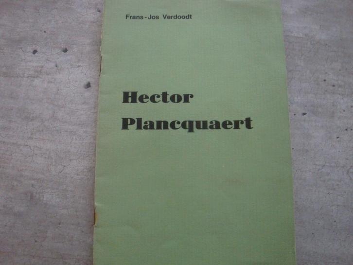 HECTOR BLANCQUAERT- FRANS -JOS VERDOODT, Livres, Politique & Société, Utilisé, Enlèvement ou Envoi