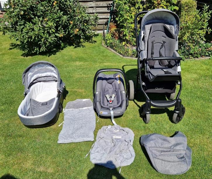 Quax Avenue – kleur Linen Grey  In goeie staat, Kinderen en Baby's, Buggy's, Gebruikt, Maxi-Cosi, Ophalen
