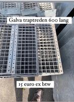 Galva metalen traptrede lengte 600 en 1000, Doe-het-zelf en Bouw, Ophalen of Verzenden, Zo goed als nieuw