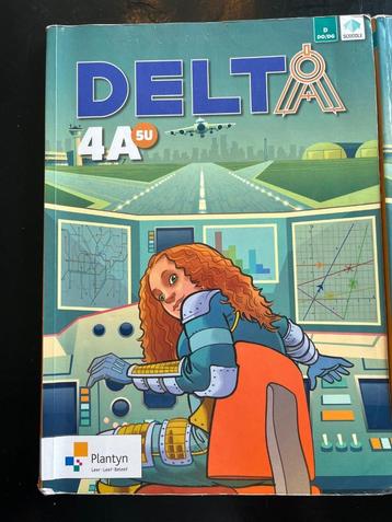 Wiskundeboeken 4e middelbaar / 4A en 4B - 5h Delta, Plantyn, Comme neuf, Enlèvement, Secondaire