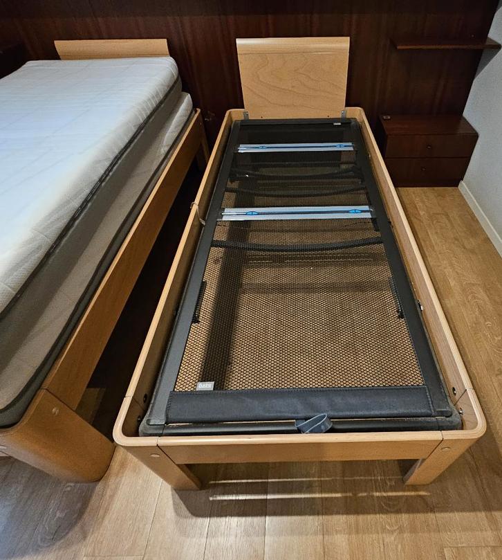 Lits Auping, Maison & Meubles, Chambre à coucher | Lits, Comme neuf, Une personne, Autres dimensions, Réglable, Enlèvement
