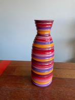 Vase vintage en céramique multicolore, Enlèvement ou Envoi