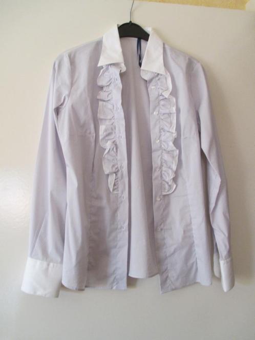 feestelijke bloes Cristiana C. maat 46 NIEUW, Kleding | Dames, Blouses en Tunieken, Nieuw, Maat 46/48 (XL) of groter, Wit, Ophalen of Verzenden