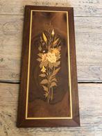 Vintage kader lijst met houtinleg marqueterie, Maison & Meubles, Bois, Moins de 50 cm, Utilisé, Moins de 50 cm