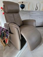 Hukla Relaxfauteuil- Taupe Leder, Ophalen