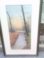 pastel tekening getekend volders L, Ophalen