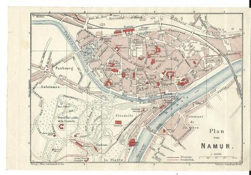 1914 - Namur, Antiquités & Art, Art | Eaux-fortes & Gravures, Envoi