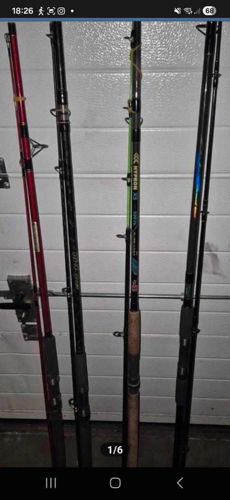 Stevige hengels snoek snoekbaars karper barbeel, Watersport en Boten, Hengelsport | Zeevissen, Ophalen