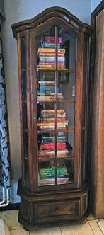 Vitrinekast uit eik *Perfecte staat*, Huis en Inrichting, Kasten | Vitrinekasten, Ophalen, Eikenhout, 50 tot 100 cm, Zo goed als nieuw