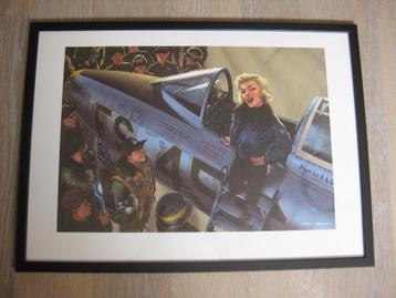 Pin-up wings de Romain Hugault Offset 50 x 70 cm neuf beschikbaar voor biedingen